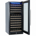 133 Bottles Wine Cooler/Cabinet Beverage Refrigerator, Built-In or Freestanding Fridge, Wine Cooler Refrigerator for Home, Kitchen, Office