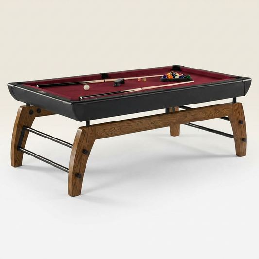 Edgewood 84 In. Pool Table with Accessories — Studio Shot