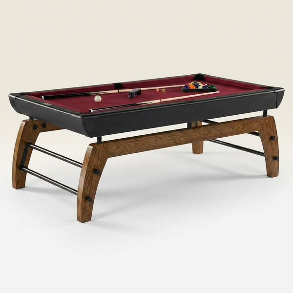 Edgewood 84 In. Pool Table with Accessories — Studio Shot