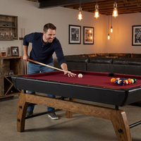 Edgewood 84 In. Pool Table with Accessories — Lifestyle